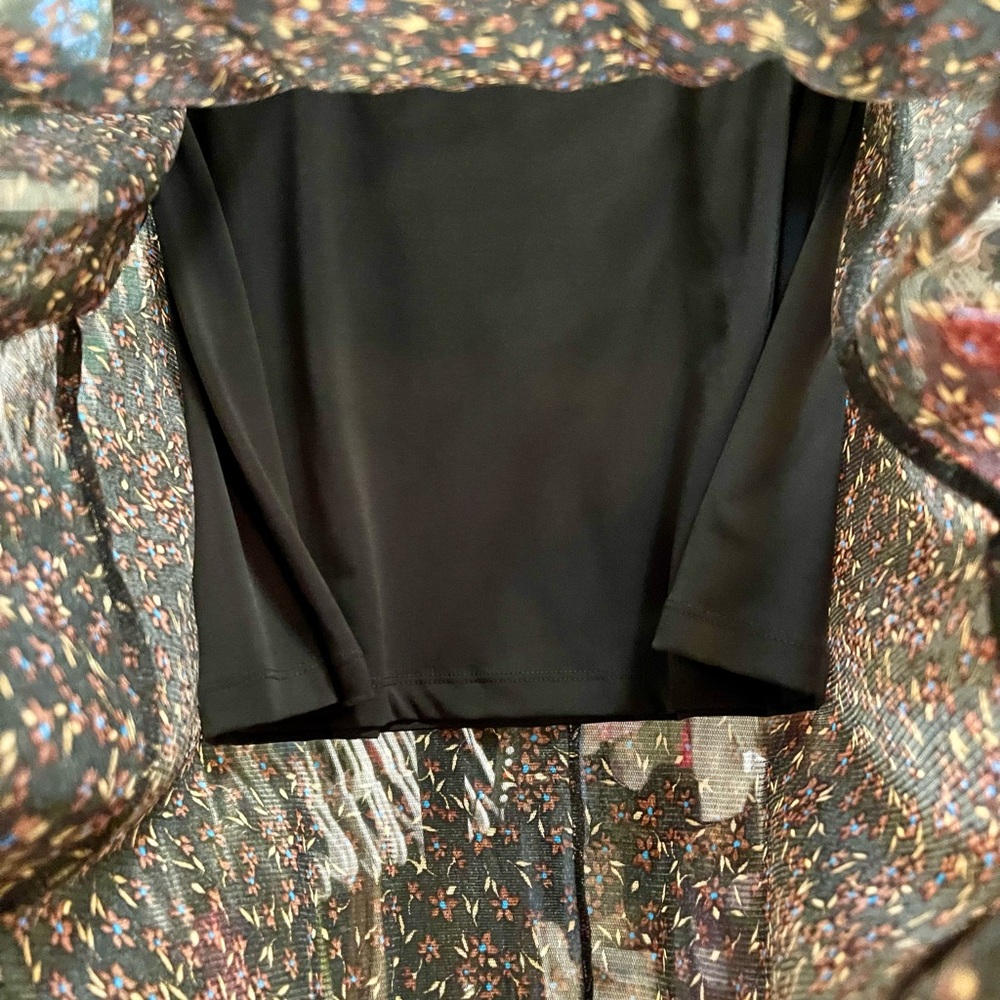 Free People Black Maxi Skirt Night Out - Picture 3 of 6